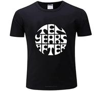 Ten Years After English Legend Men's T-Shirt Men Black Casual Tees M Black L