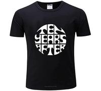 Ten Years After English Legend Men's T-Shirt Men Black Casual Tees M Black XL