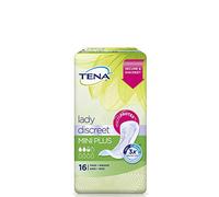 TENA 760301 Lady Mini Plus Incontinence Pad (Pack of 16)- Packaging May Vary