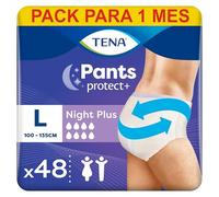 Tena 796612 Pants Plus Night L, 4 Packs of 12 Protectors