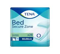 TENA Bed Incontinence Bed Pads Secure Zone Super 60x90 26 Pack pack