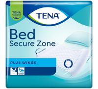 1x TENA Bed Plus Disposable Bed Pads with Wings - 180cm x 80cm - Pack of 20