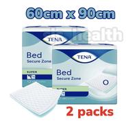 TENA Bed Super Secure Zone Pads - 60x90cm - 26 Pack