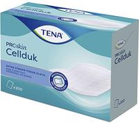 Tena Cellduk Wipes | 26 x 26 cm | Extra Strong Tissue Cloth | 8 Packs of 200 Wipes