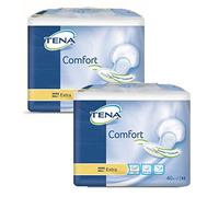 TENA Comfort Extra Incontinence Pad, Pack of 40, Size 4, 8E+1 count, Waterproof, Latex Free, Solid, Unisex-Adults, Severe Incontinence Protection, Overnight Protection