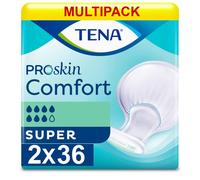 TENA Comfort Super Incontinence Pads - 2 Packs of 36
