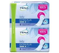 Tena Lady Extra Plus Incontinence Pads With Odour Control - Pack of 16