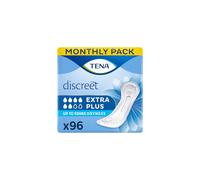 TENA Discreet Extra Plus Pads, Medium/Heavy, 96 Count, Individually Wrapped