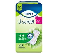 Tena Discreet Panty Liners 1x 12 Piece Incontinence Normal 3 Fold 12h Protection