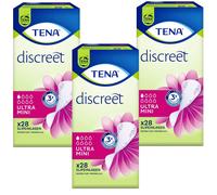 Tena Discreet Panty Liners 3x 28 Piece Incontinence Ultra Mini 3 Fold Protection