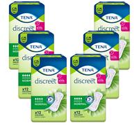 Tena Discreet Panty Liners 6x 12 Piece Incontinence Normal 3 Fold 12h Protection