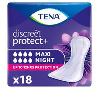 Tena Lady Discreet Maxi Night Incontinence Pads With Odour Control - Pack of 6