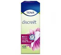 TENA Discreet Ultra Mini Plus Incontinence Liner | 3X Protection | 6 Packs of 24