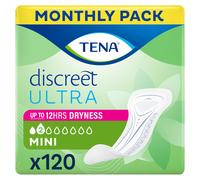 Tena Discreet Ultra Pad Mini Incontinence Pads for Women with Light Bladder Leak