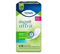 Tena Discreet Ultra Panty Liners 16 Piece Incontinence Normal 3 Fold 12h Case