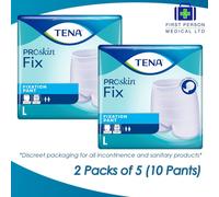 Tena 754025 Fix Premium Fixation Trousers, Large (Pack of 5)