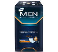 TENA Men Level 3 Absorbent Protector 2 Packs of 16 32 Guards Man Incontinence