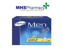 Tena For Men Odour Control Incontinence Pads - Level 2 - 10 Pads