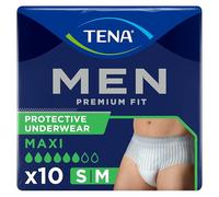 Tena Men Premium Fit Protective Underwear Maxi S/M 10 Pack