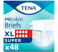Tena Incontinence Adult Diapers, Maximum Absorbency, Disposable Briefs, ProSkin - X-Large - 48 ct