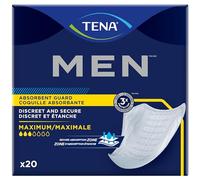 Tena Incontinence Guards for Men, Moderate Absorbency, 20 Count