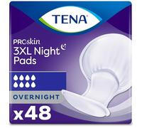 TENA Incontinence Pads, 3XL Plus Size, Overnight Absorbency, for Men & Women, ProSkin - 48 Count