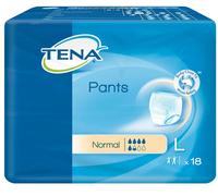 TENA Pants Normal Adult Pull Up Incontinence Pants Size Large 1 Pack of 18