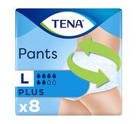 TENA Incontinence Pants Plus Large - 8 pack