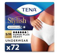 TENA Incontinence & Postpartum Underwear for Women, Super Plus Absorbency - Small/Medium - 56 Count