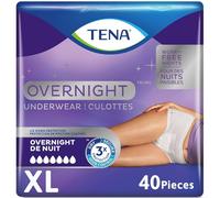 TENA Incontinence Underwear, Overnight Absorbency, Extra Large, 40 Count