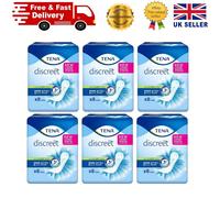 TENA LADY Discreet Extra plus Incontinence Pad Count 8 Pack of 6 - Total 48 Pads