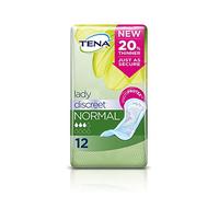 TENA Lady Discreet Incontinence Pads - Normal, 2 Packs of 12 Pieces (24 Pieces Total)