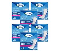 TENA Lady Discreet Maxi incontinence Pads 6 Pack