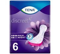 Tena Lady Discreet Maxi Night Incontinence Pads With Odour Control - Pack of 6