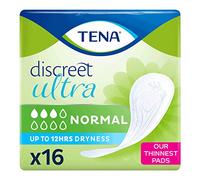 TENA Lady Discreet Mini Plus Pads, for Light Bladder Weakness, 128 Incontinence Pads for Women