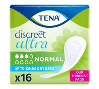 TENA Lady Discreet Mini Plus Pads, for Light Bladder Weakness, 128 Incontinence Pads for Women