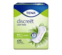 TENA Lady Discreet Mini Women's anatomically shaped Pantiliners with Triple Protection Against Leaks, Moisture and Odor 22 x 9.5 cm, Set of 180