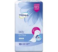 TENA Lady Extra Pads 10 Pack 130g (Pack of 3)