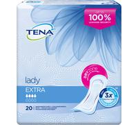 Normal sanitary pads without wings Tena Discreet Extra 20 Units