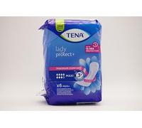 TENA Lady Maxi Pads with InstaDRY Zone (6 Packs of 6)