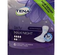 Tena Lady Maxi Night 6 Pads x 24 Packs
