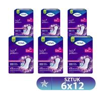 TENA Lady Maxi Night, Discreet Pads For Bladder Weakness 12 x Packs of 6