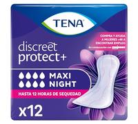 Tena Lady Maxi Night - Highly Absorbent Insert - Odour-Neutralising - for Moderate Bladder Weakness - Pack of 72