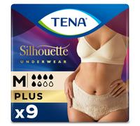 Tena Silhouette Plus Creme Incontinence Pants Medium, 9 Pack