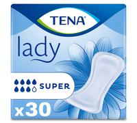 Tena Lady SUPER Incontinence Pads - 1 Pack of 15 - Highly Absorbent Pad
