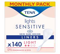 TENA Lights Light Liner, 140 Incontinence Liners ( 28 x 5 packs) for Women with