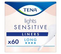 Tena Incontinence Liners Lights Long, Breathable Unscented for Women with Sensitive Skin, Pack of 3