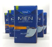 TENA Men Absorbent Protector Level 3 - 6 Packs of 16 Total 96 Guards For Men