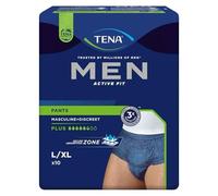 Tena Men Act.Fit Incontinence Pants Plus L/XL Blue Pack of 10