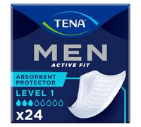 TENA Men Active Fit Absorbent Protector, Level 1, 1 Pack of 24 (24 Count)